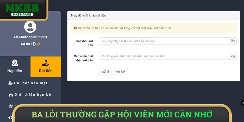 Ba lỗi thường gặp hội viên mới cần nhớ